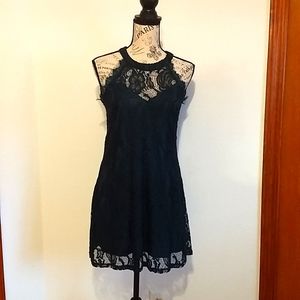 Emerald Green Lace Dress, NEW